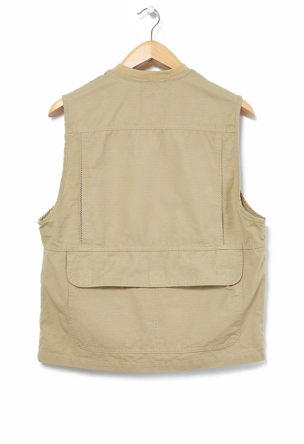 orSlow Men's Utility Vest - Beige