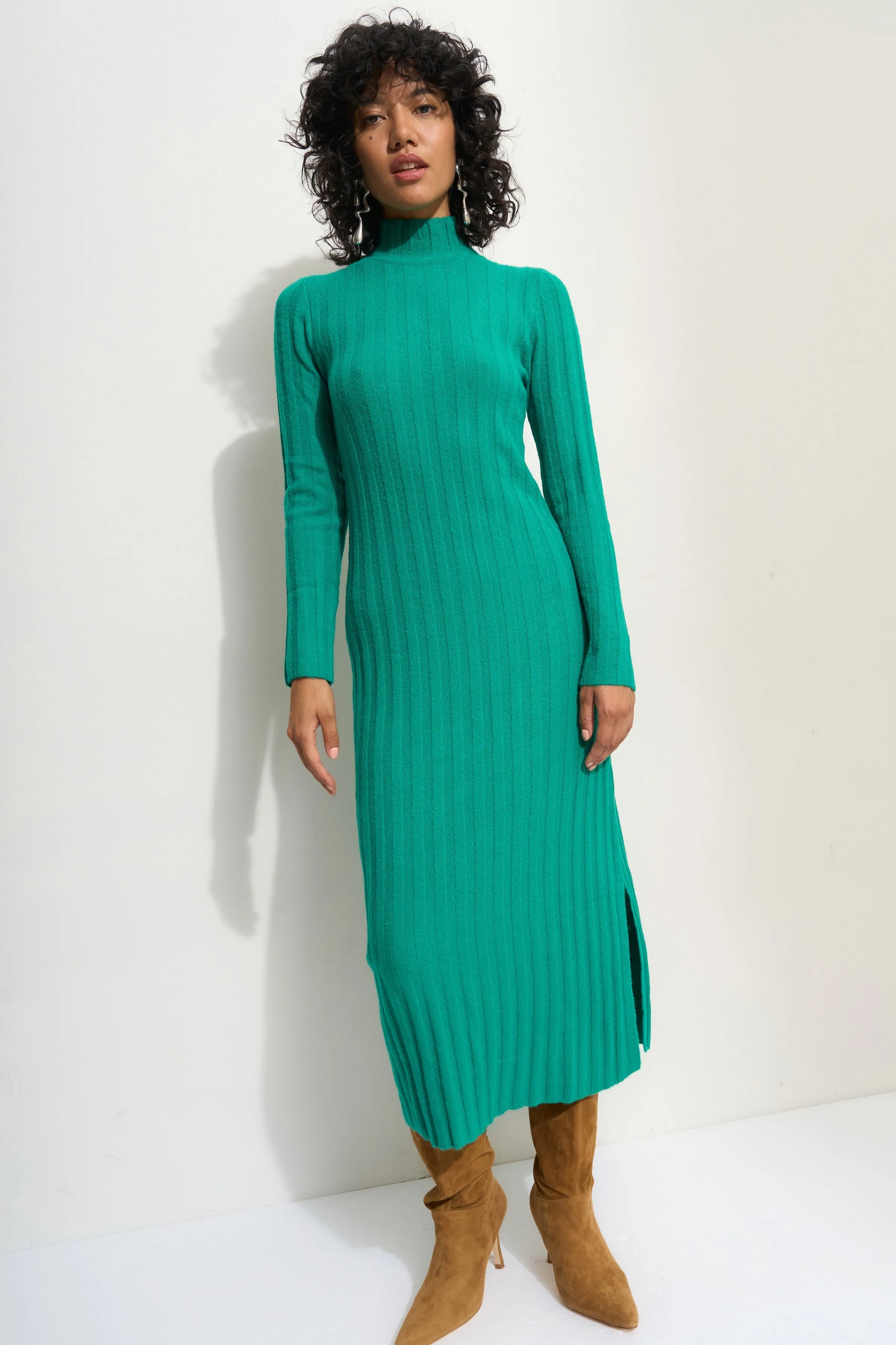 Pia Sweater Dress - Mint