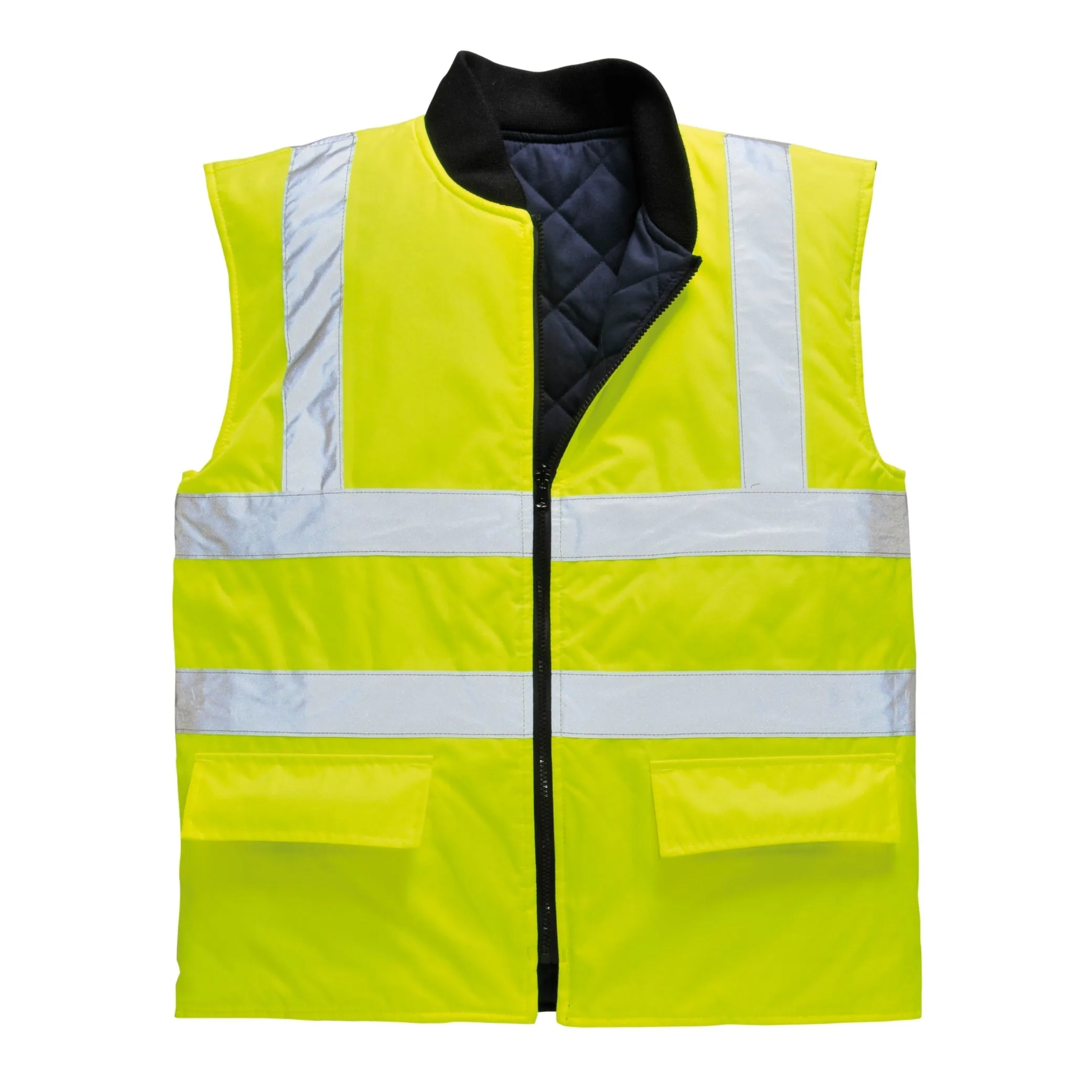 PORTWEST®  Hi Vis Reversible Padded Body Warmer Vest - ANSI Class 2 - US469