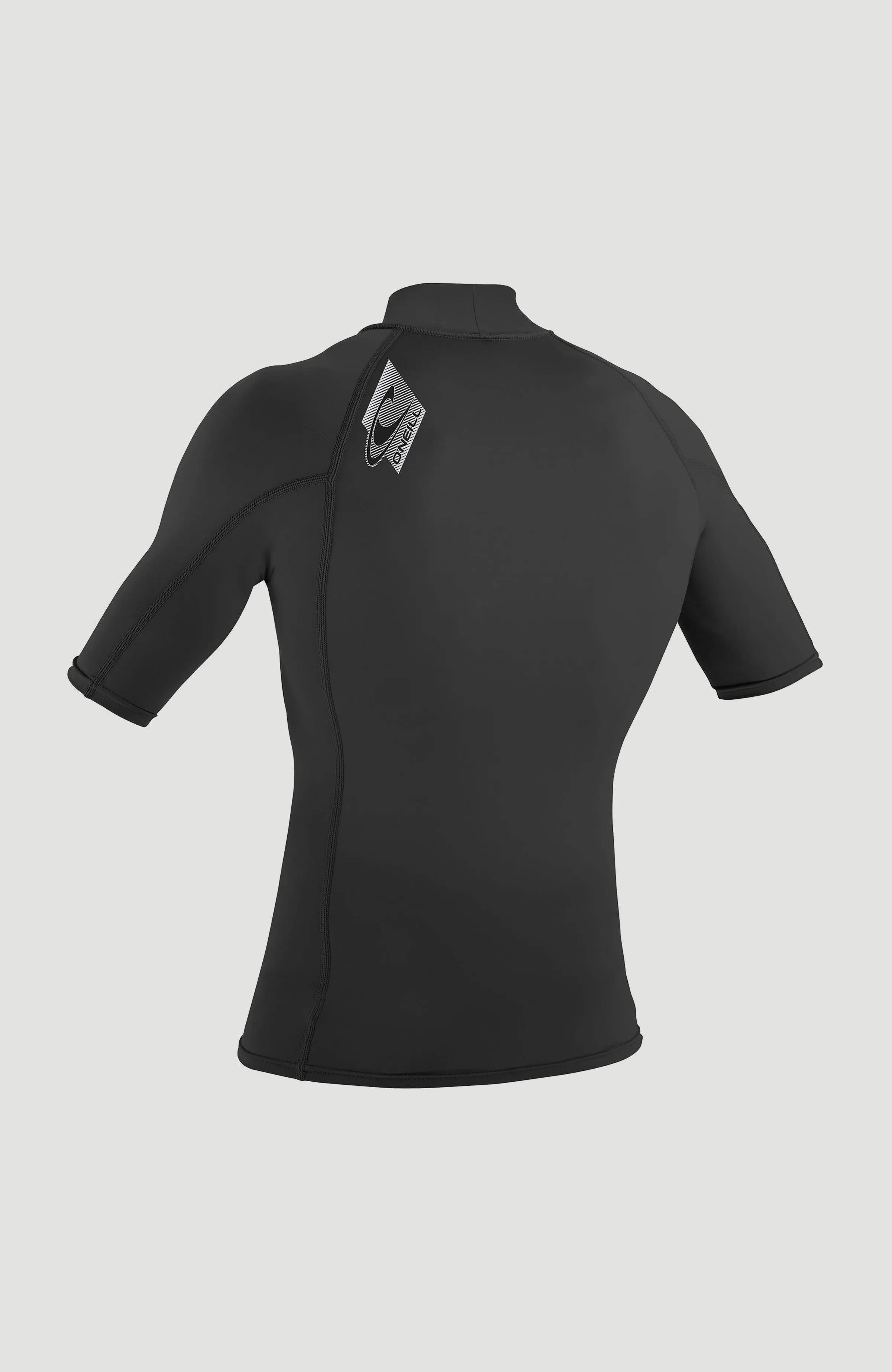 Premium Shortsleeve Skin Turtleneck Rash Guard | Black