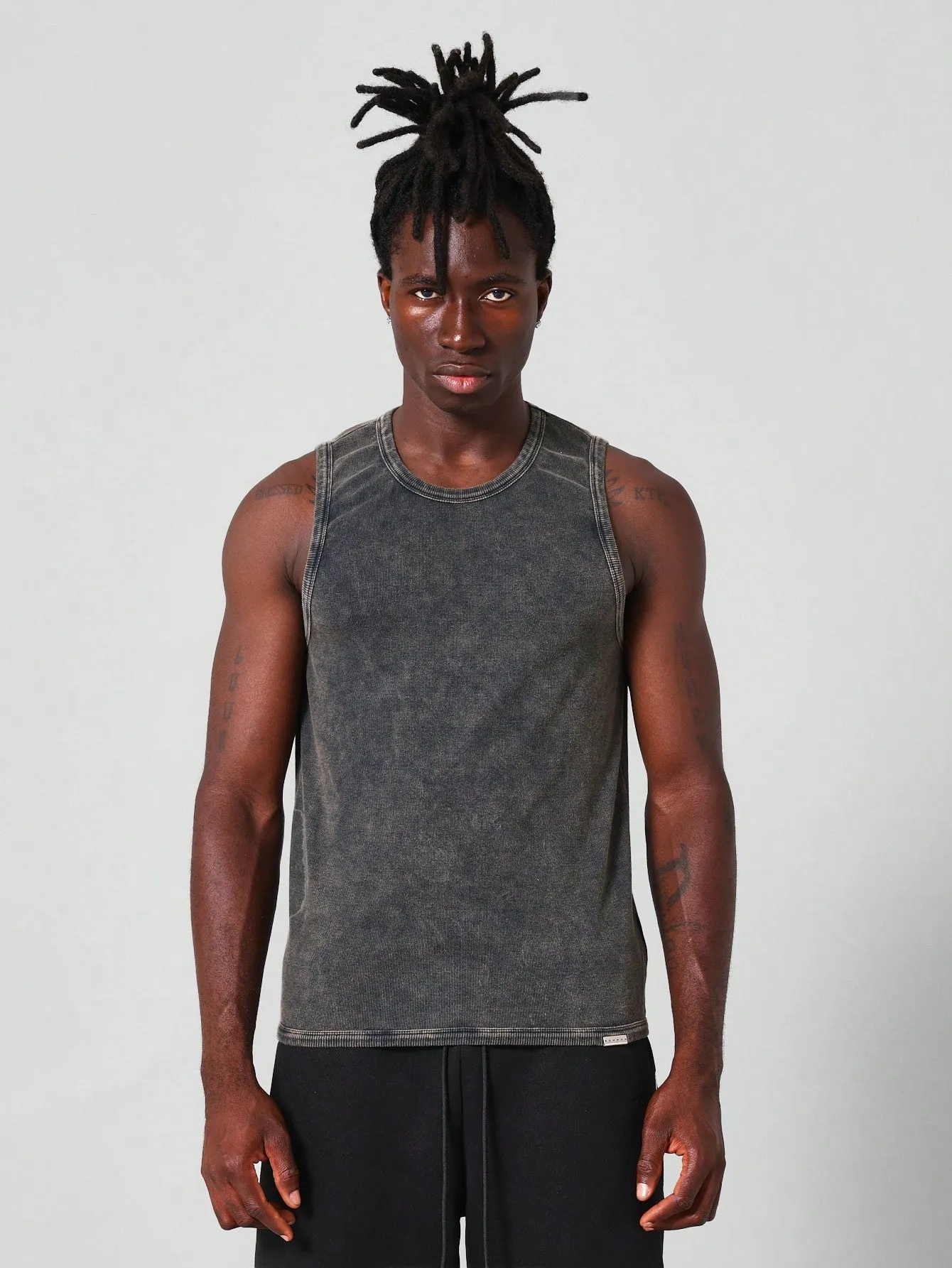 Regular Fit Essential Washed Vest