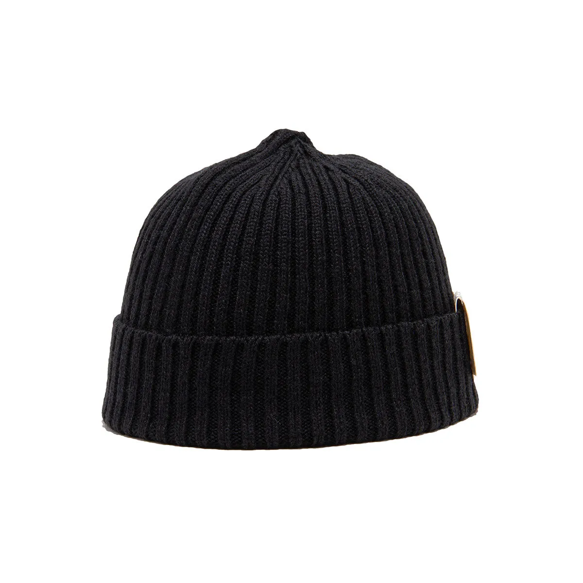 RIB SMART KNIT CAP - Black