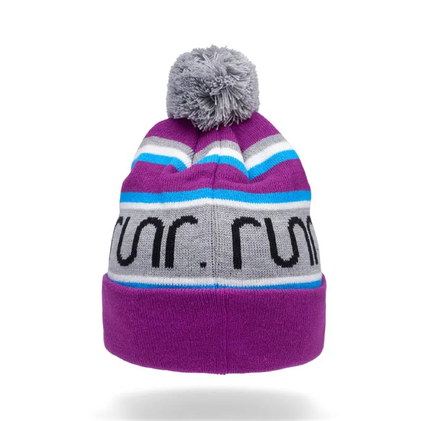 Runr Nordic Bobble Hat - Magenta