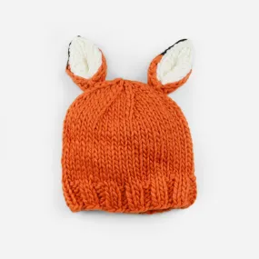 Rusty Fox Knit Hat, Orange