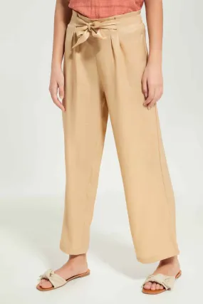 Senior Girls Beige Culottes