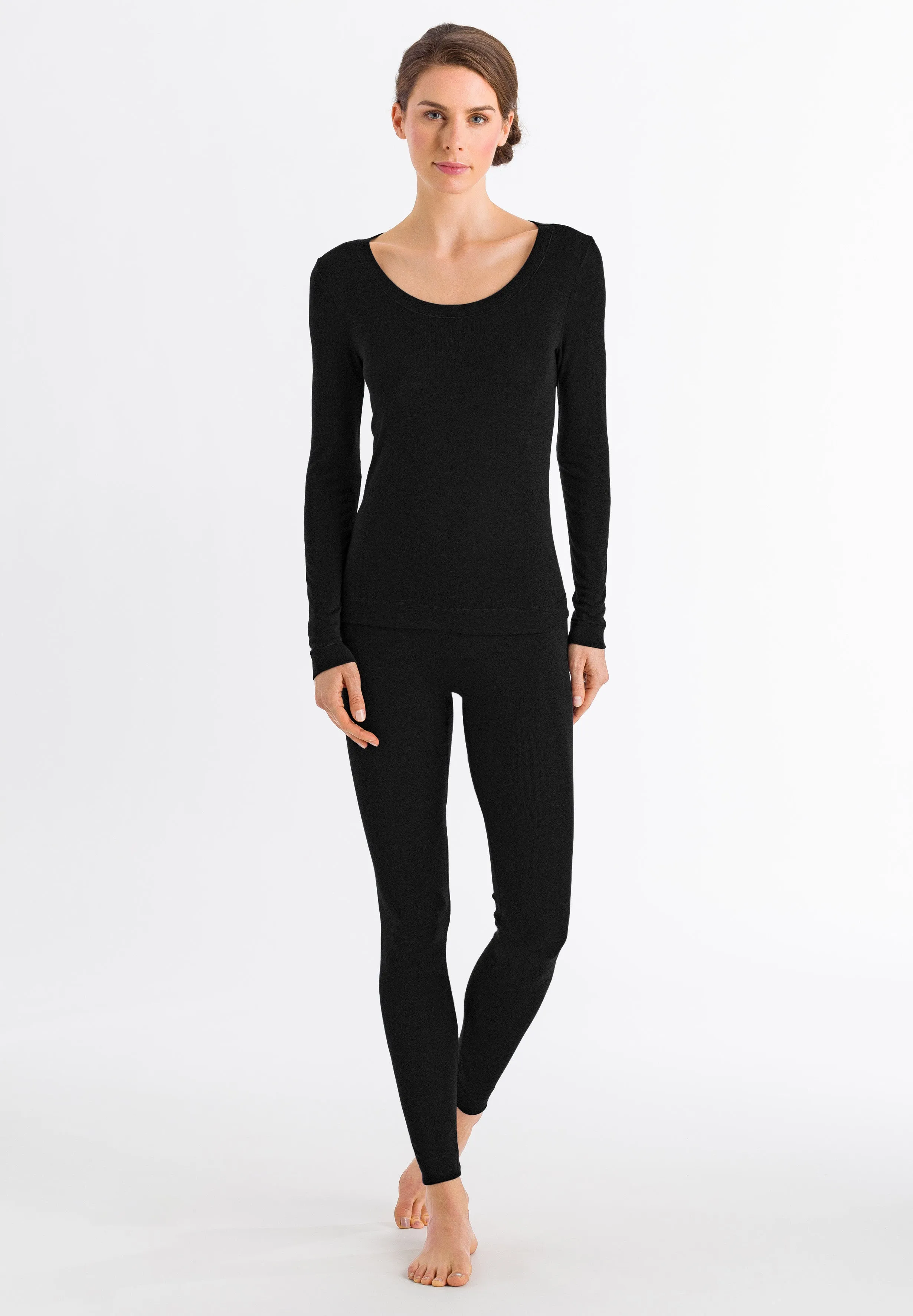 Silk/Cashmere Silk And Cashmere Scoop Neck Top | Black 71655-019