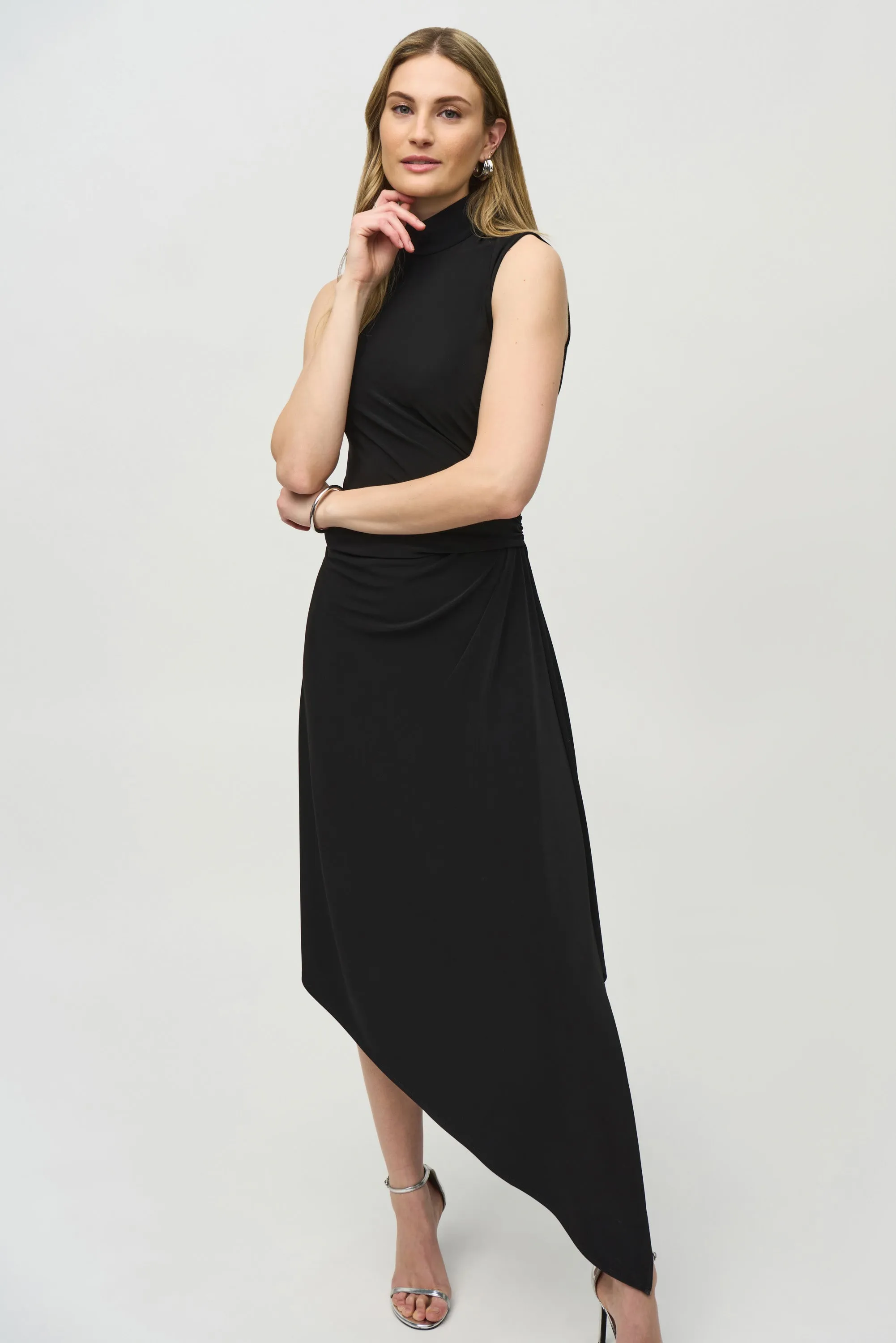 Silky Knit Fit and Flare Dress
244038