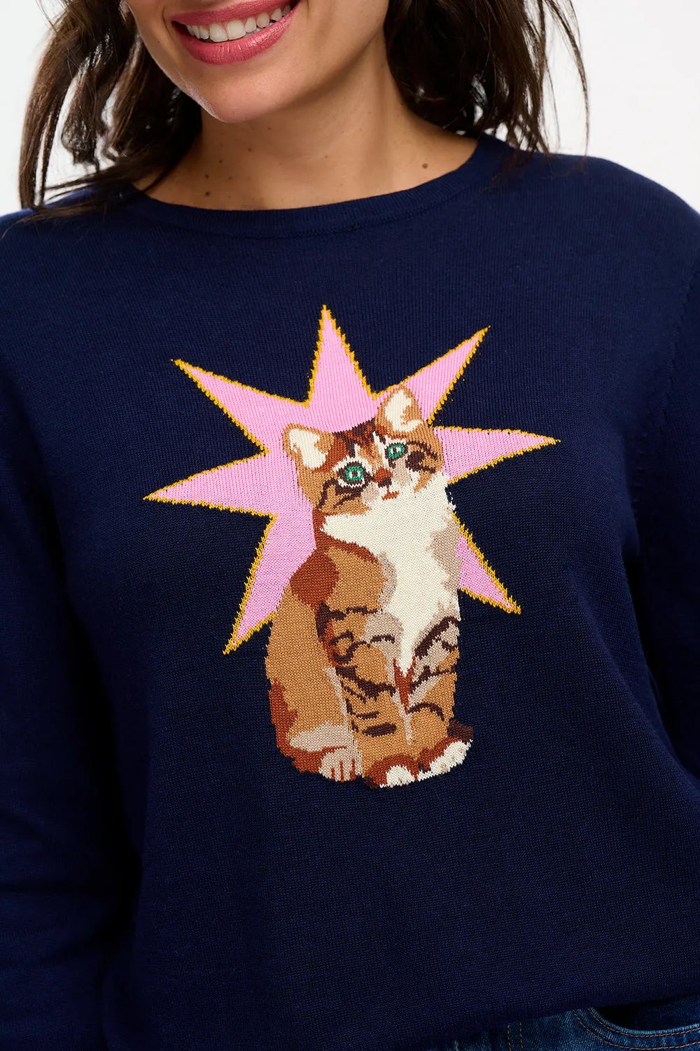 Sugarhill Brighton - Star Cat Rita Knit Jumper