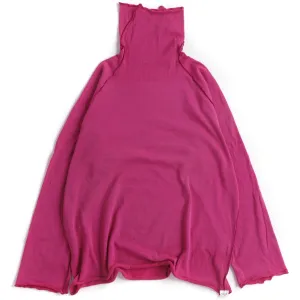 TAMAKI NIIME Cotton Onesize Turtleneck  #14 Pink Sea