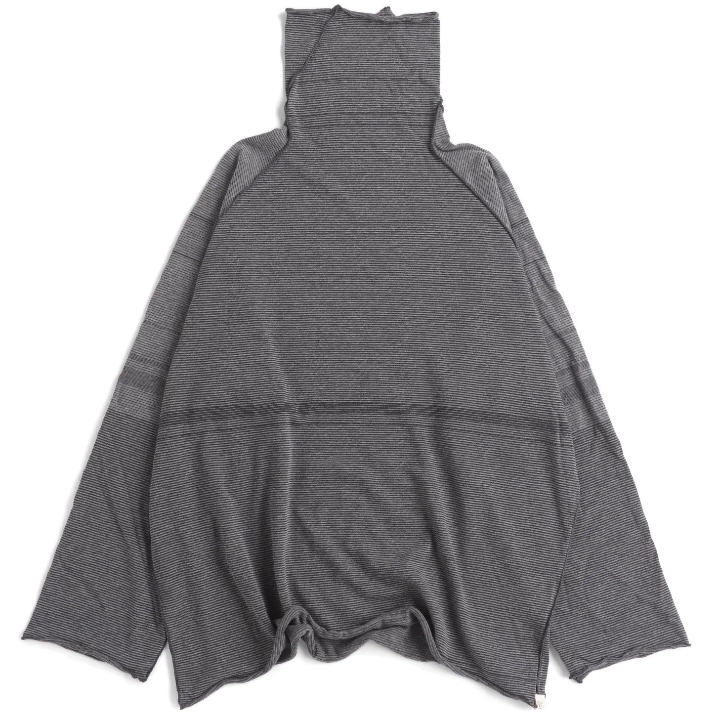 TAMAKI NIIME Cotton Onesize Turtleneck - Dark Clouds