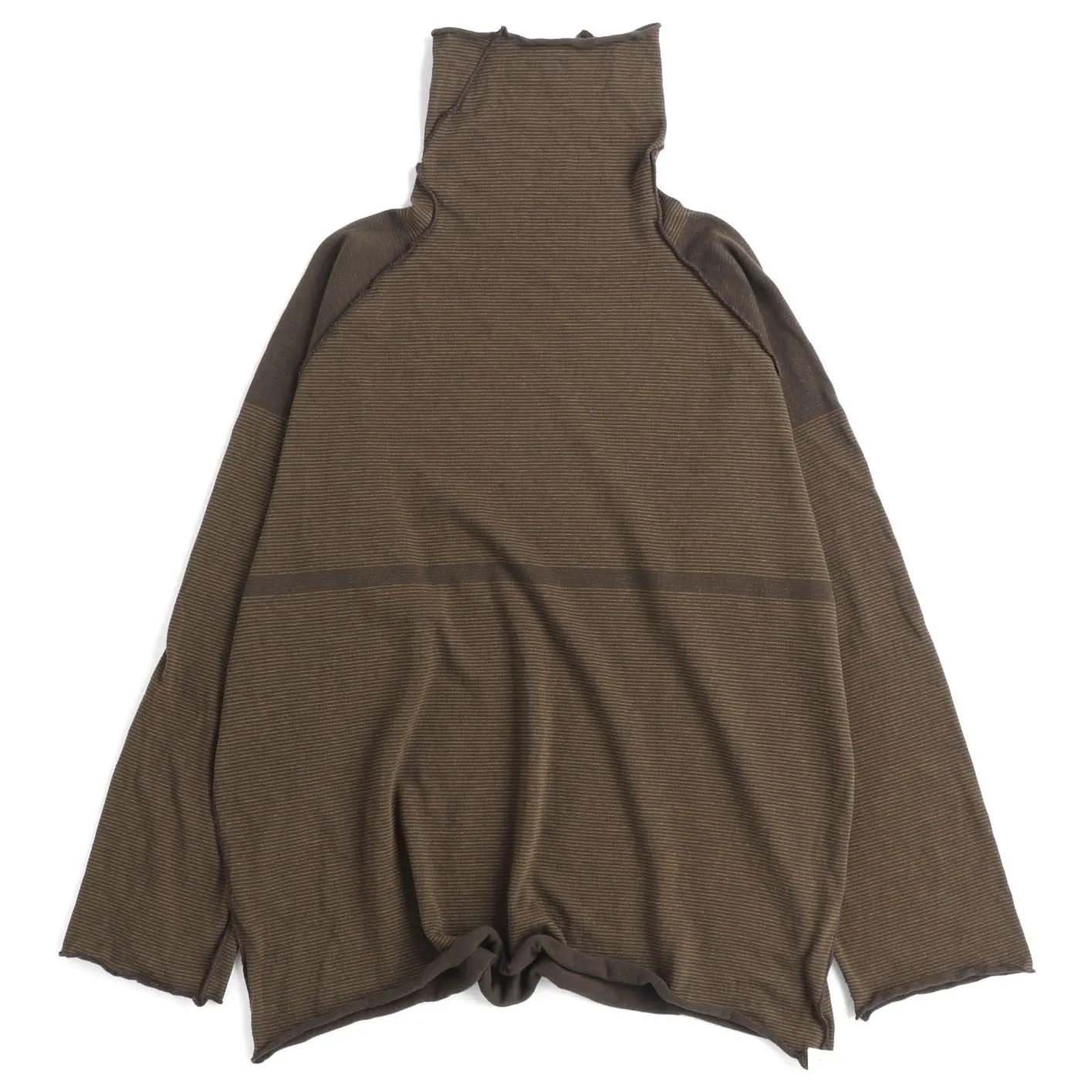 TAMAKI NIIME Cotton Onesize Turtleneck - Fading Bronze