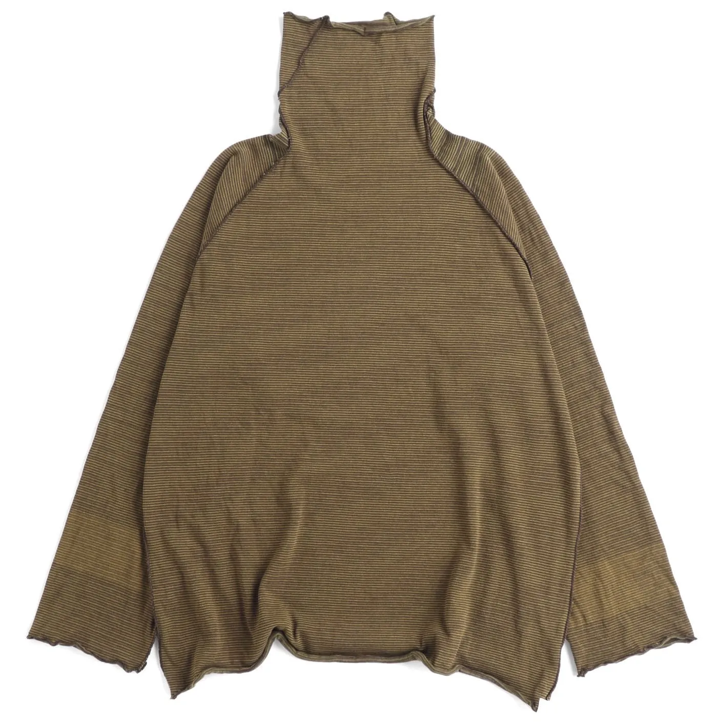 TAMAKI NIIME Cotton Onesize Turtleneck - Fall Leaves