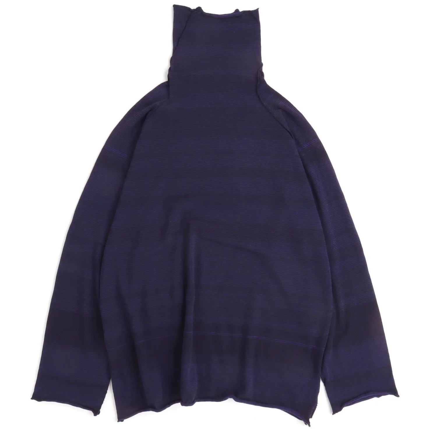 TAMAKI NIIME Cotton Onesize Turtleneck - Purple Saturn