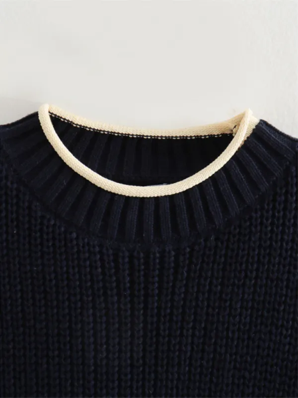 TEEK - Champlain Cropped Drawstring Knitted Sweater Top