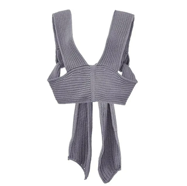 TEEK - Knitted Tie Sweater Vest