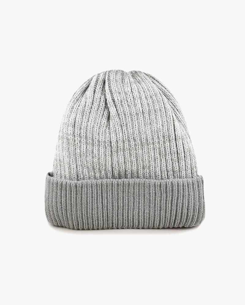 The Hat Depot - Ribbed Knit Beanie without Pom