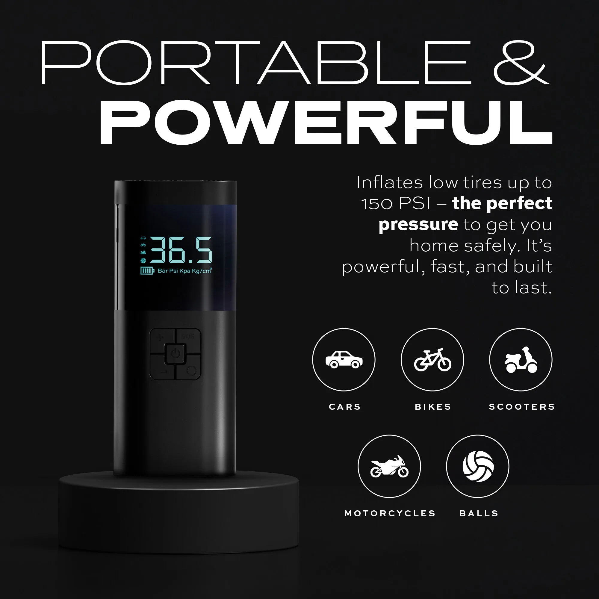 Tire Hero | Wireless Air Pump