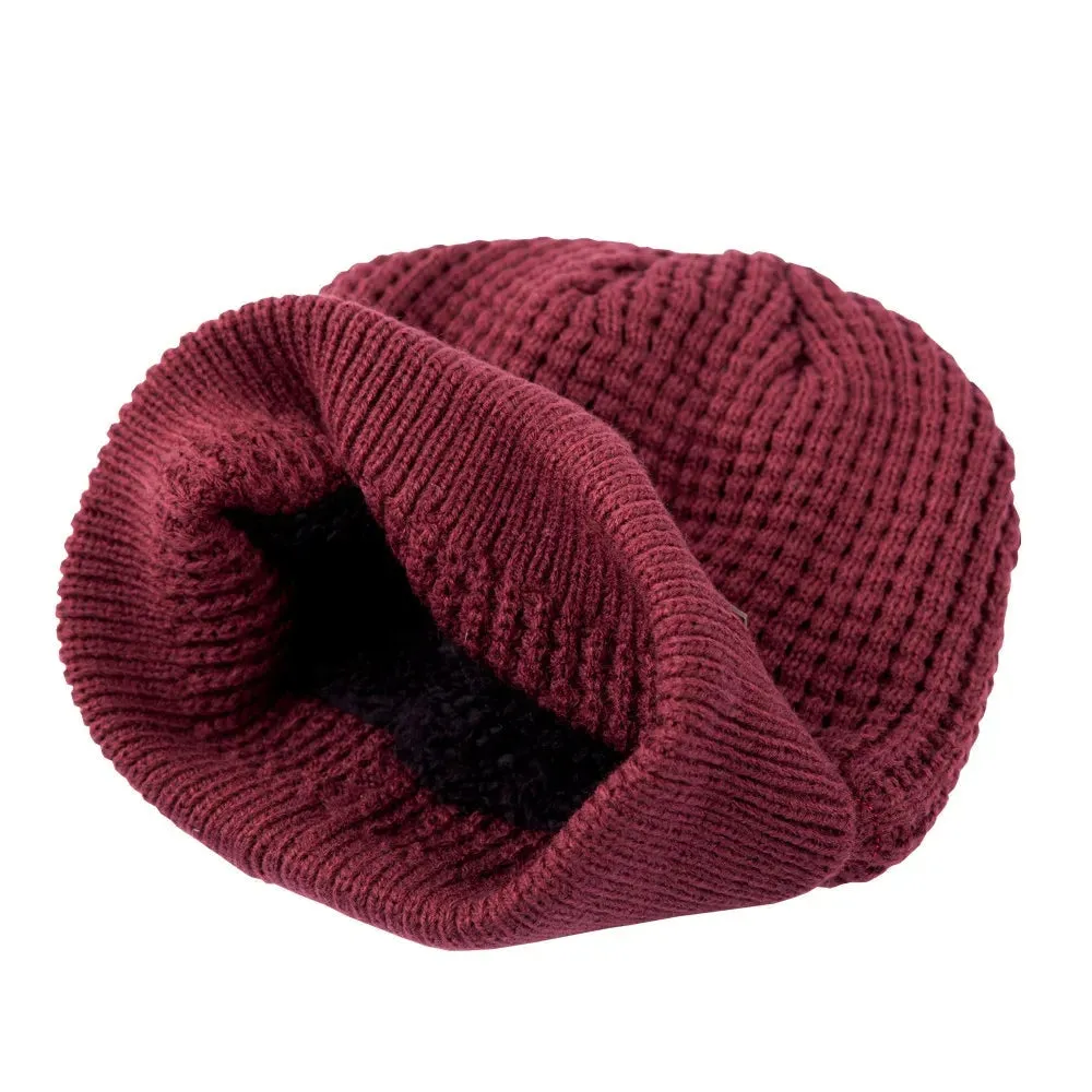 Trakker Plum Textured beanie