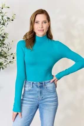 Turtleneck Long Sleeve Bodysuit