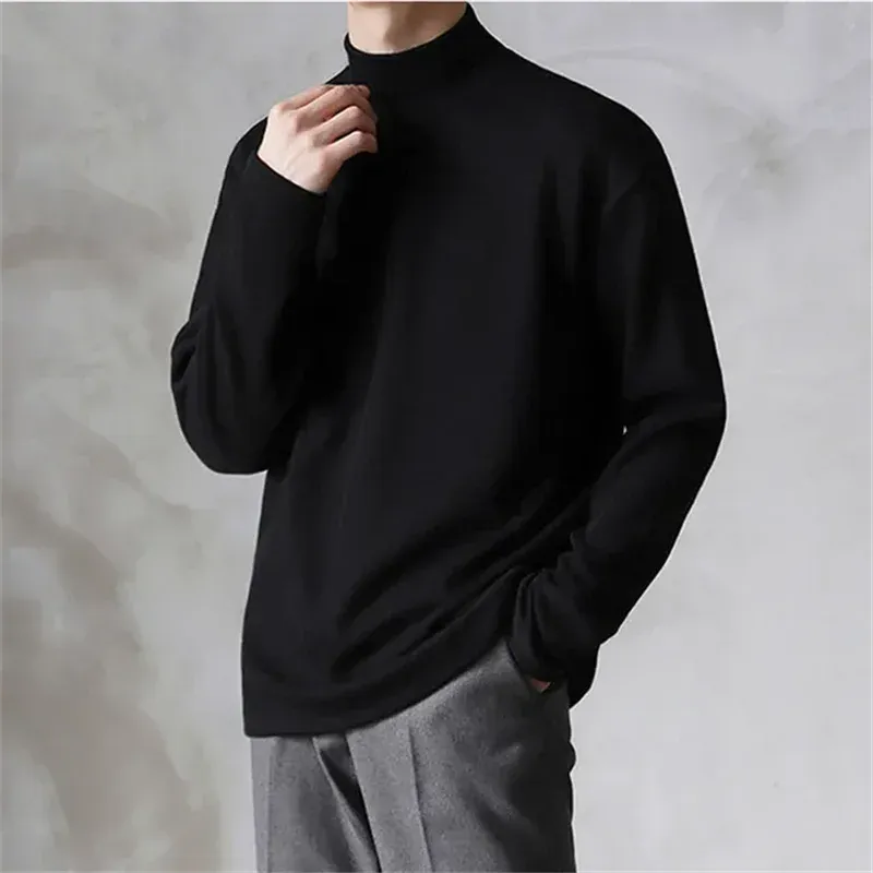 Turtleneck Velvet Sweater