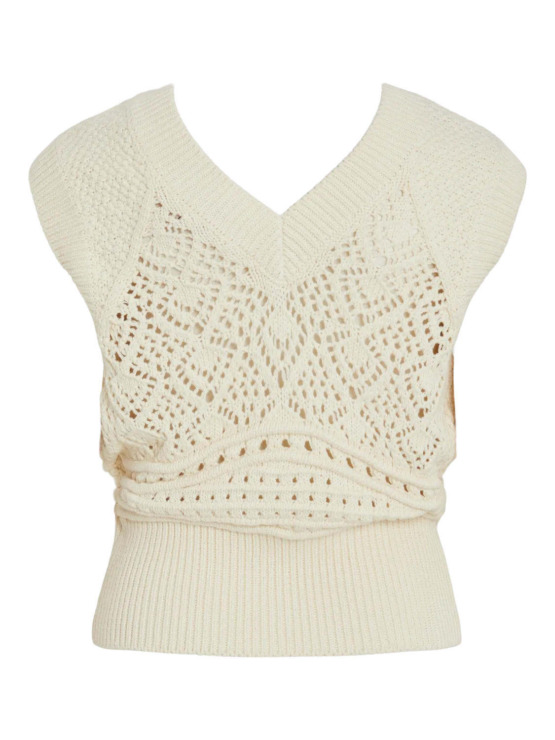 VILOREEN Knit Waistcoat - Birch