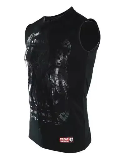 Vszap Built To Fight VTT005 Muay Thai Boxing Vest Tank Top S-4XL Black