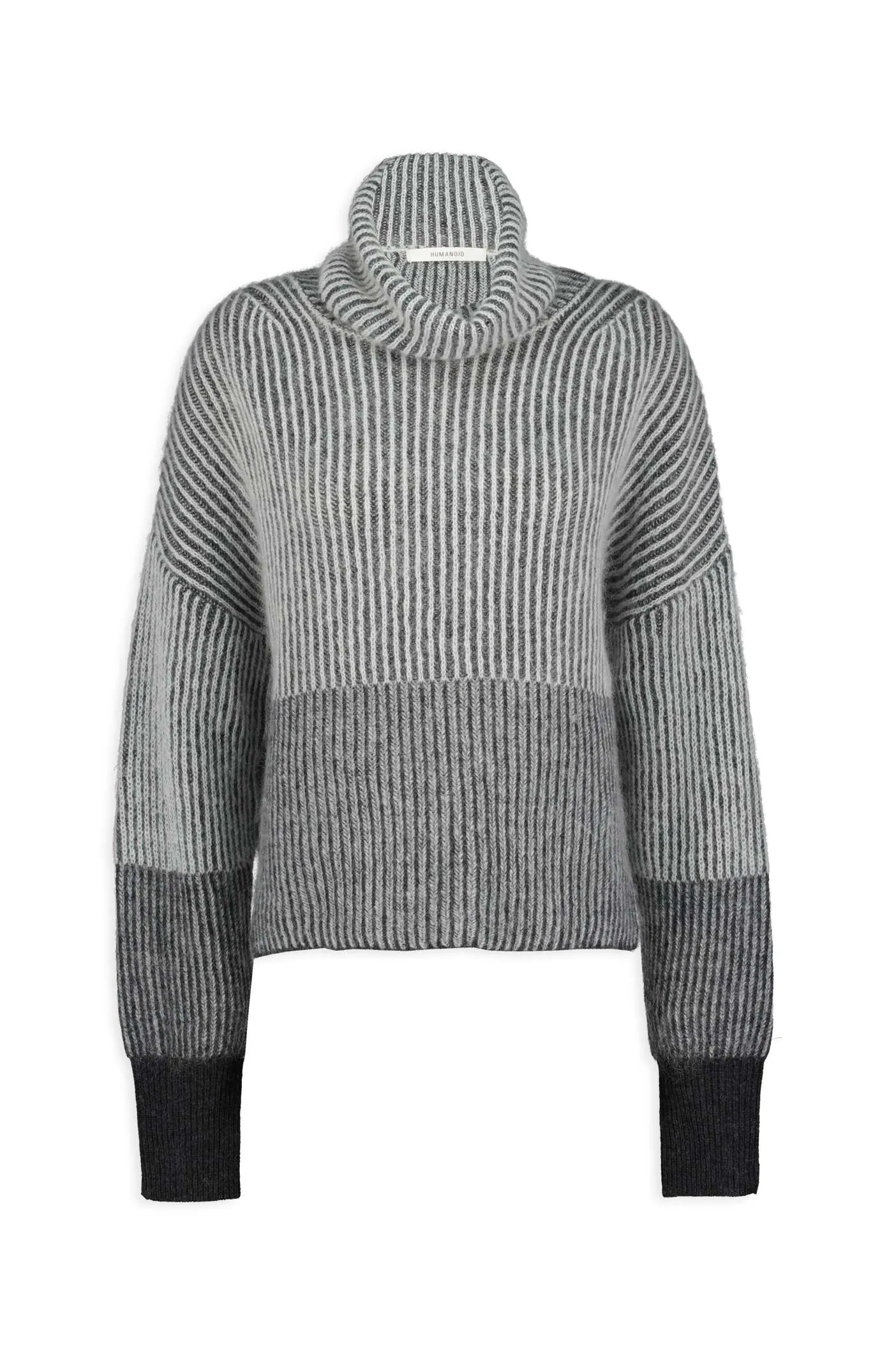 WALMER Wool/Mohair Turtleneck in Iron