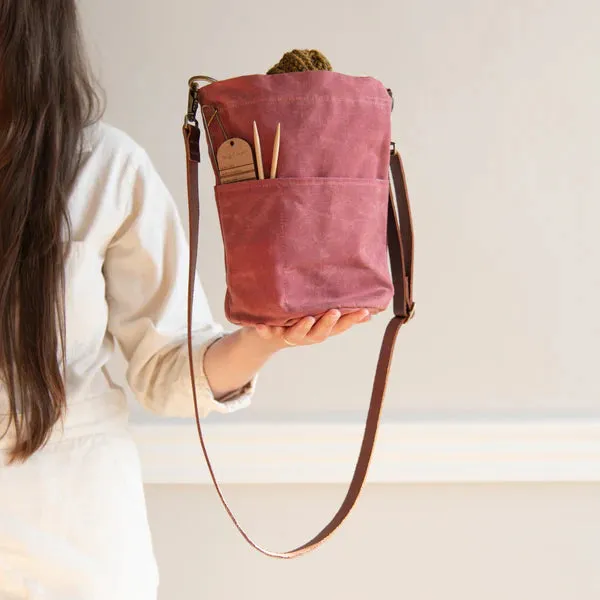 Waxed Canvas Bucket Bag | Twig & Horn