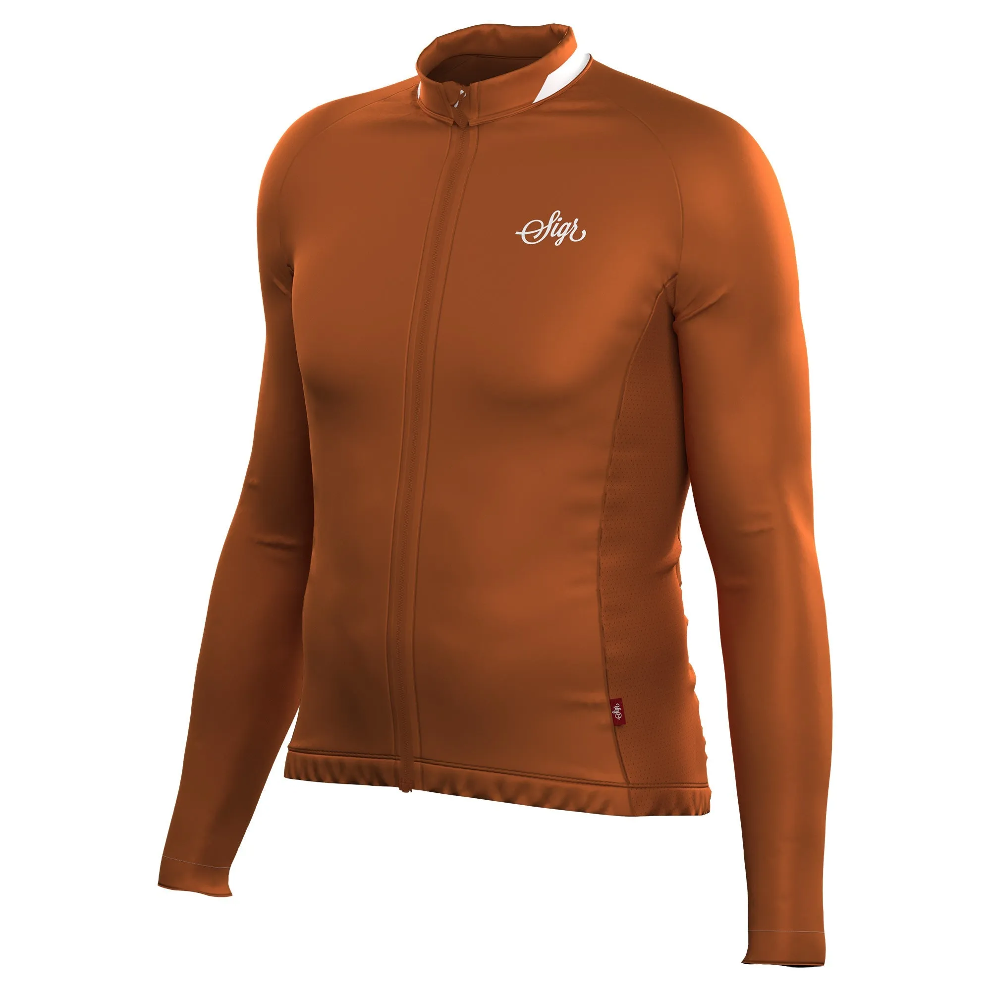 Wildflower Brown Men's Long Sleeved Jersey