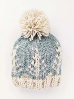 Winter Forest Knit Pom Hat