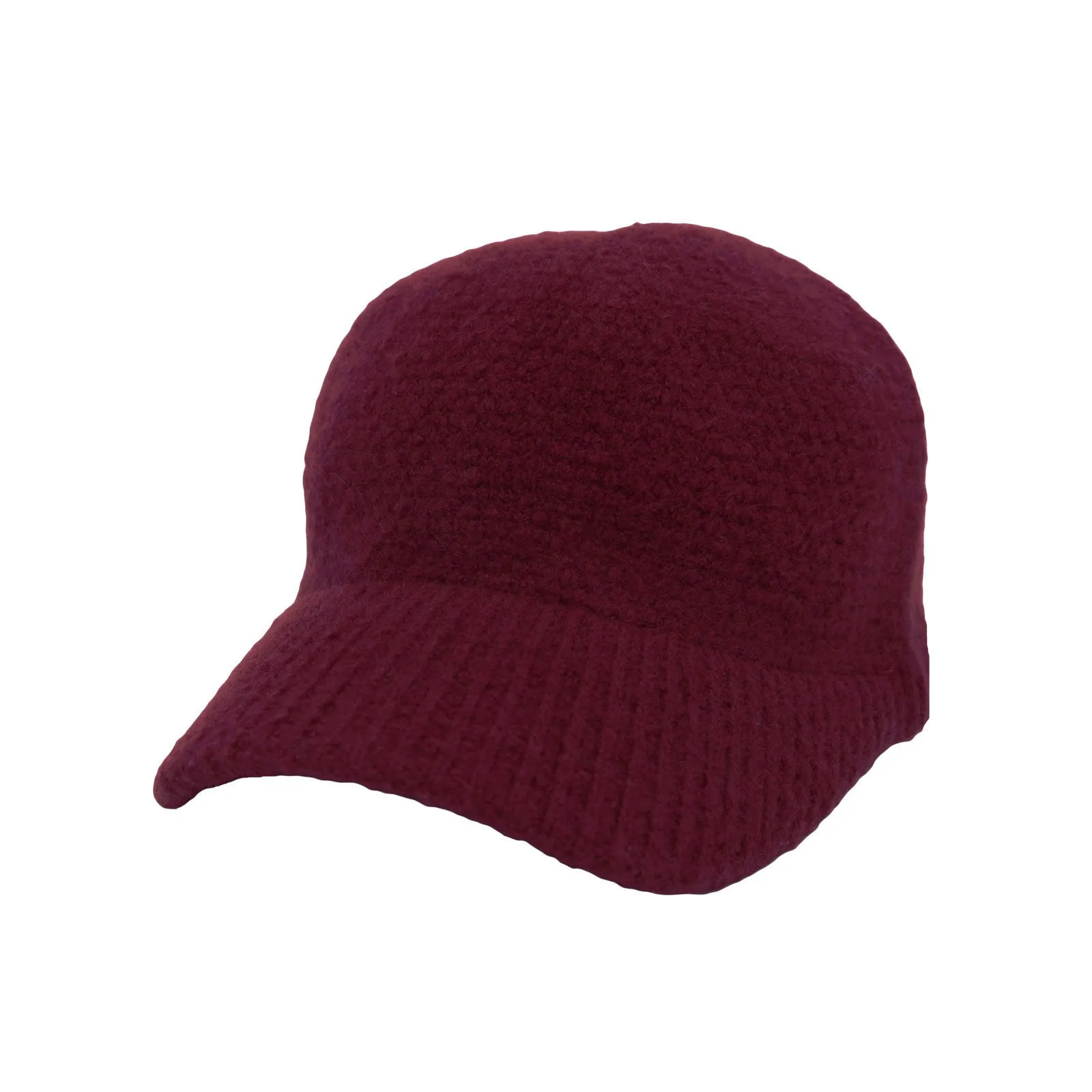 Women Winter Knit Visor Beanie Hat Watch Skull Cap ACQ1381