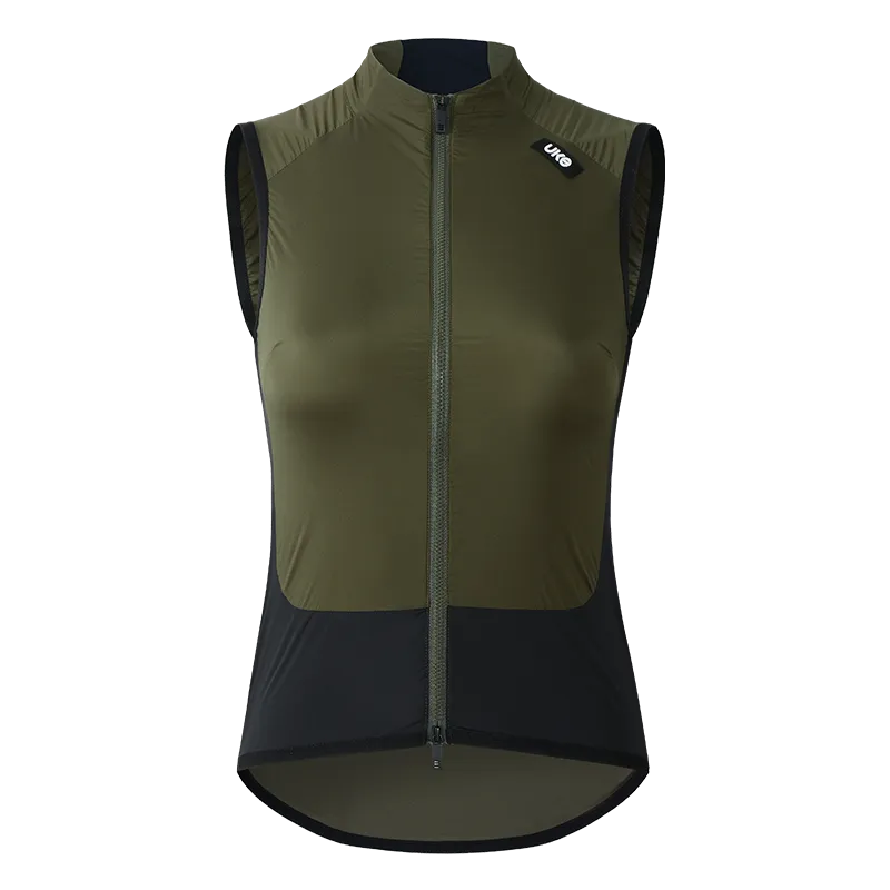 Women's Wind Gilet CL-1 Wind Night-Olive Green