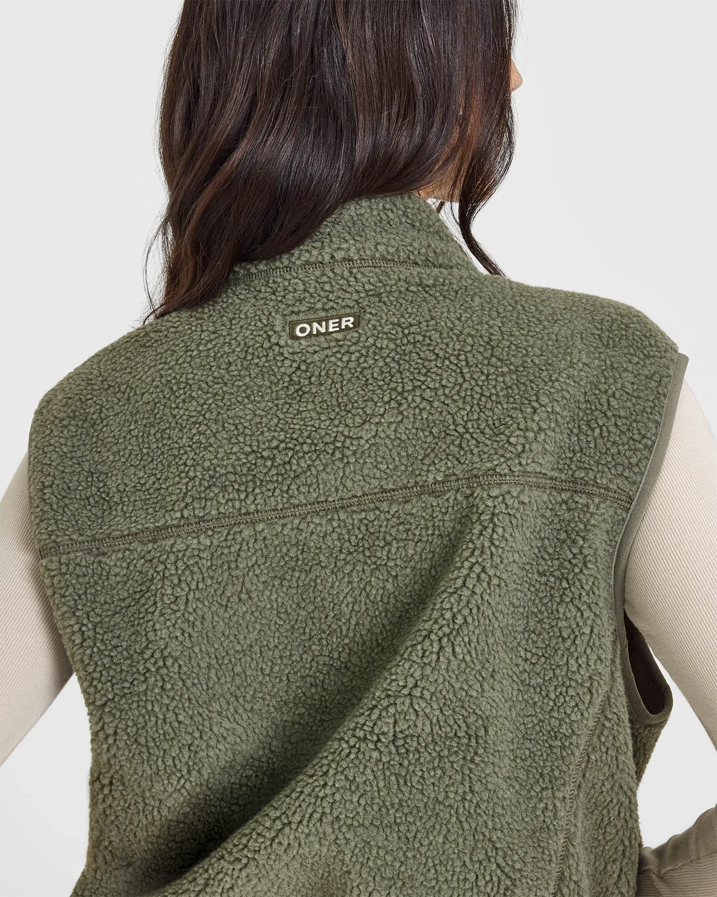 Zip Through Fleece Gilet | Alpine Green